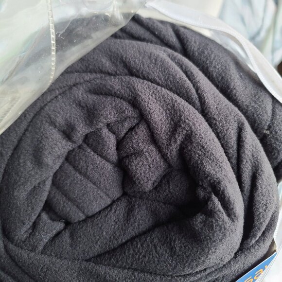 Biddeford Super Soft Micro Plush Electric Heated Throw Blanket Black Long Cord - Picture 3 of 7